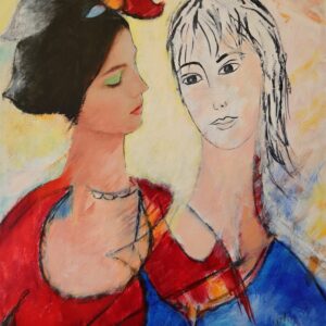 Femme à la fleur