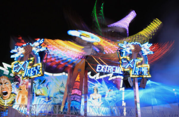 La foire en light painting
